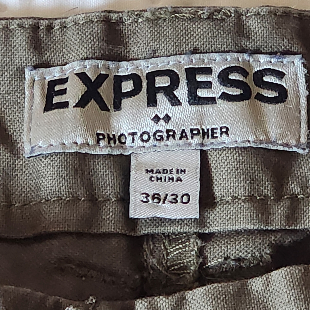 Express Photographer Chinos Size 36x30 - Picture 8 of 13